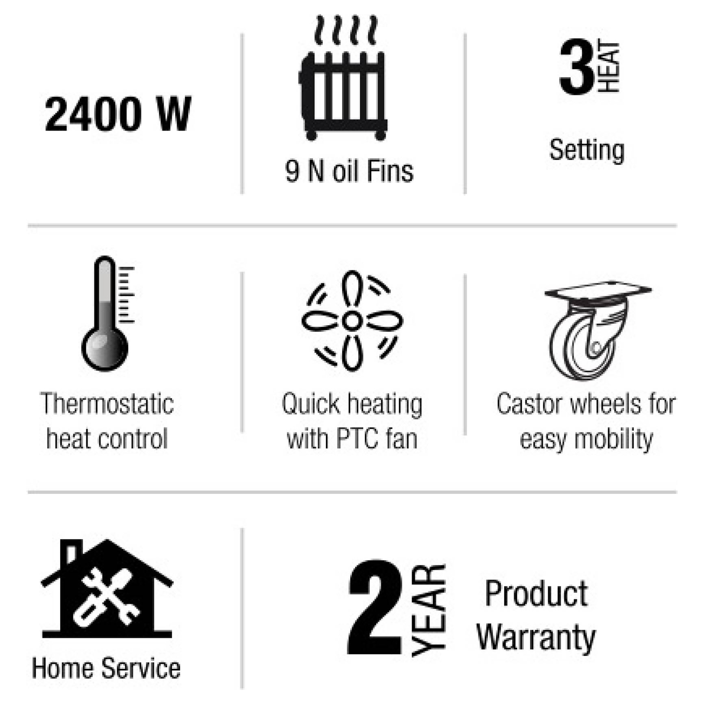 kenstar oil heater